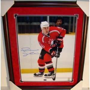  Autographed Trevor Linden Picture   NEW CANADA CHERRY 