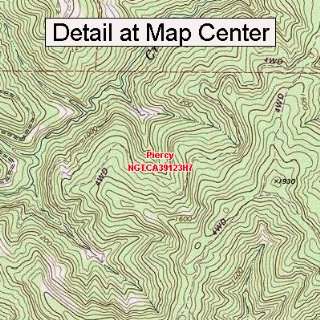  USGS Topographic Quadrangle Map   Piercy, California 