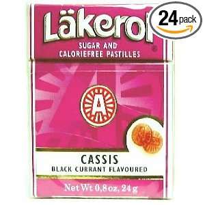 Lakerol Cassis/Black Currant, 0.87 Ounce Boxes (Pack of 24)  