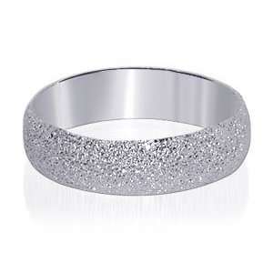   Stardust Finish 5mm Wide Band Polished Finish Ring Size 10 Jewelry