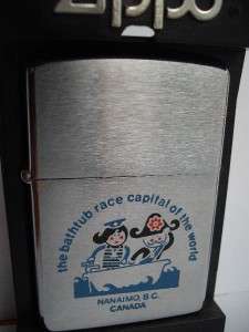   ZIPPO BOAT BATHTUB RACE CAPITAL OF THE WORLD NANAIMO BC 1992  