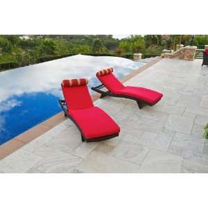 Red Star Traders Cantina Wave Lounger with Mattress and Bolster Pillow 