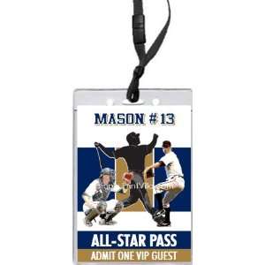    Milwaukee Brewers Colored All Star Pass Invitation