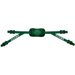  Adams Football 4 Point Low Pro Chin Staps DARK GREEN/DARK 