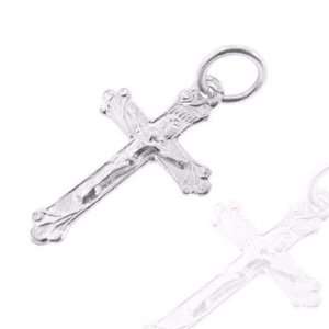  925 Sterling Silver Jewelry, Classic Catholic Crucifix 