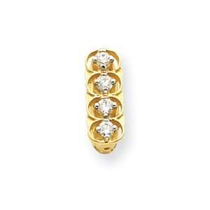  10k Diamond Bracelet Slide Jewelry