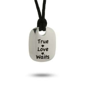 True Love Waits Purity Pendant Length 16 inches (Lengths 16 inches 20 