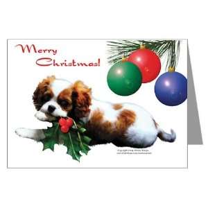Pup w/Holly Christmas Cards Pk of 10 Pets Greeting Cards Pk of 10 by 