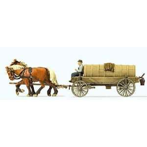  Preiser 30414 Horse Drawn Liquid Manure Wagon Toys 