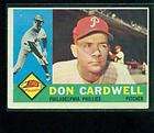 1960 topps 384 DON CARDWELL PHILLIES NM MT WB  