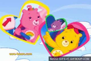 OUT OF PRINT CAREBEARS COTTON FABRIC 1 YARD NO FAT QUARTERS FREE 