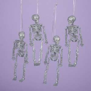  Club Pack of 12 Spooky Halloween Glitter Skeleton 