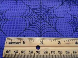 New Spiderwebs Fabric BTY Halloween Scary Holiday  