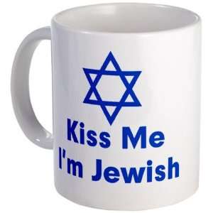  Kiss Me Im Jewish Funny Mug by  Kitchen 