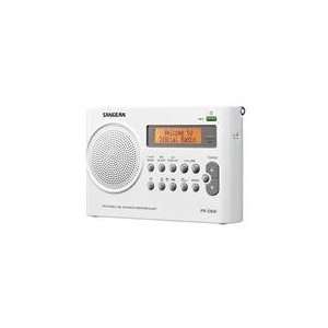  Sangean AM / FM Weather Alert Rechargeable Compact Radio 