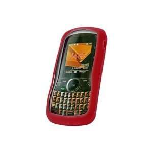  Cellet Red Jelly Case For Motorola Clutch i465 Cell Phones 