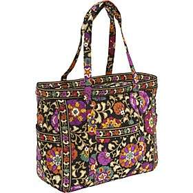 New vera Bradley Get Carried Away Suzani Tote bag X Large Roomy 
