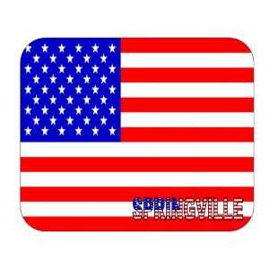  US Flag   Springville, Utah (UT) Mouse Pad Everything 