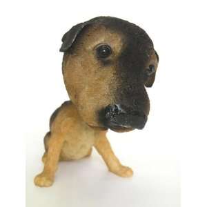  Mini Dog Figurine with Spring Neck ,Perfect for Computer 