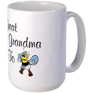 Great Grandma To Bee New baby Large Mug by  