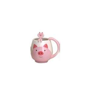  PIG Ceramic Mug & Spoon Set (Japan)