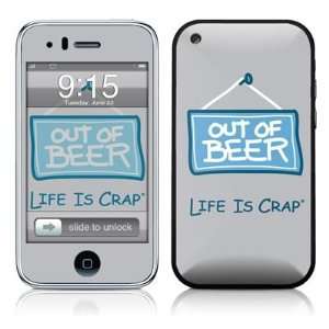  Out Of Beer Design Protector Skin Decal Sticker for Apple 