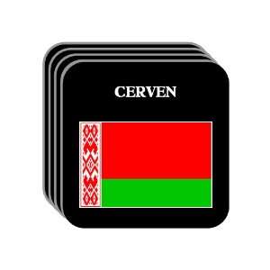  Belarus   CERVEN Set of 4 Mini Mousepad Coasters 