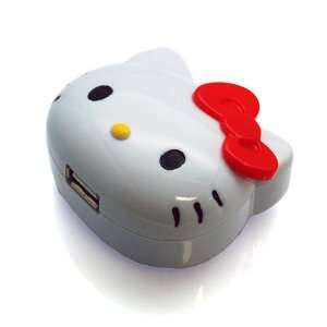   Sanrio Hello Kitty Face shaped USB AC Adaptor