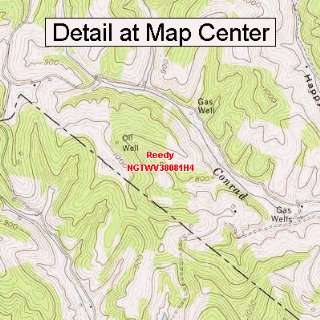  USGS Topographic Quadrangle Map   Reedy, West Virginia 