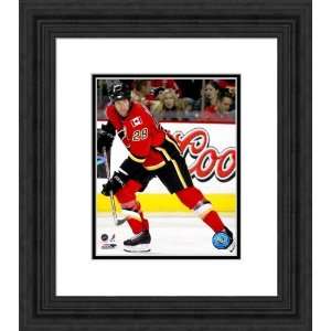 Framed Robyn Regehr Calgary Flames Photograph 