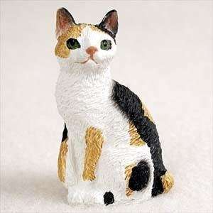  Japanese Bobtail, Tort/White Tiny Ones Cat Figurines (2 in 