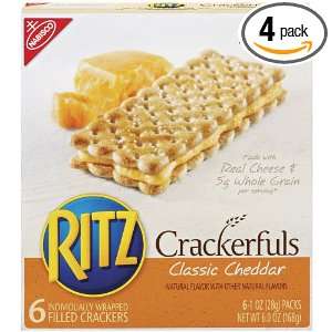 Ritz Cheddar Crackers, 6 Ounce Boxes Grocery & Gourmet Food