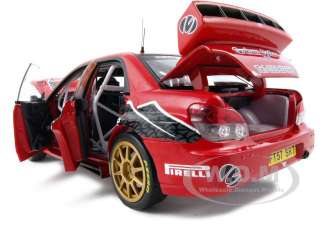   diecast model of subaru impreza wrc07 racc rally catalunya 2009 67