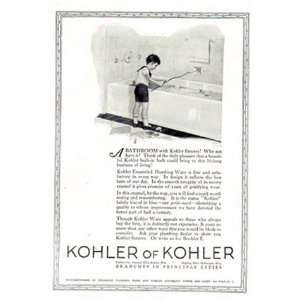  Print Ad 1924 Kohler A bathroom with Kohler fixtures Why not 