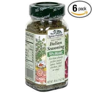 Spice Hunter Organic Italian Seasoning, 0.4 Ounce Unit (Pack of 6 