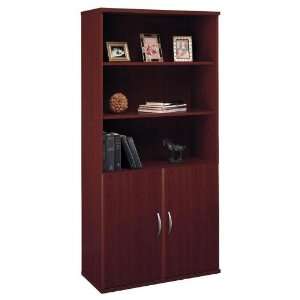  Open Double Bookcase with Doors KCA140