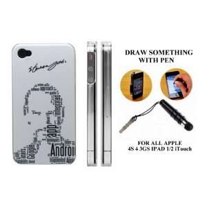  Apple STEVE JOBS iPhone Snap On Hard Case Cover for iPhone 4 