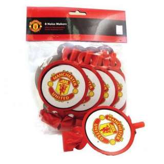 Manchester United Football Club Party Blowouts/Noisemakers x 8 £3.69