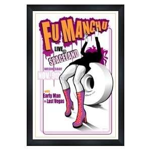 FU MANCHU Custom Framed Spazz Print   Framed Music Poster/Print 