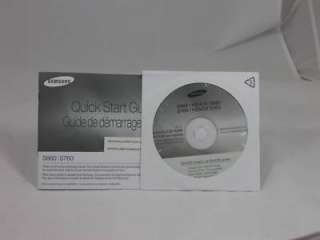 Genuine Samsung S860 manual & software  