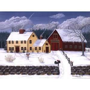  Winter at the Farm by Grammy Mouse 16x12 Electronics