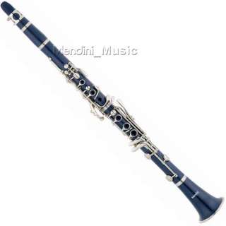 MENDINI BLUE CONCERT Bb CLARINET w/EVERYTHING YOU NEED  
