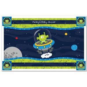  Lil Space Alien   Personalized Baby Shower Placemats 