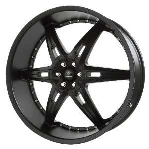  Verde Custom Wheels Allusion Semi Gloss Black Wheel (24x9 