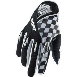  Shift Racing Assault Checked Gloves   2X Large/Black 