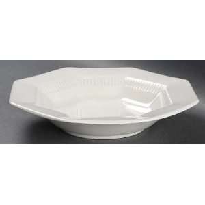 Nikko Classic White Rim Soup Bowl, Fine China Dinnerware  