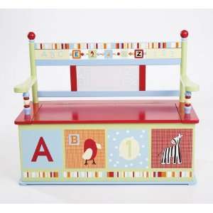  Alphabet Soup Toy Box Bench