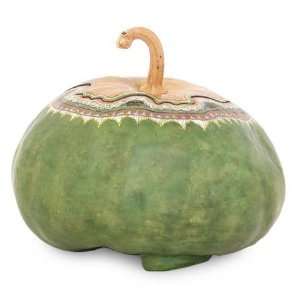  Olinala gourd box, Colors of the Florest
