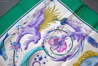 Authentic Hermes Carre CERES by F.Faconnet Silk Scarf  