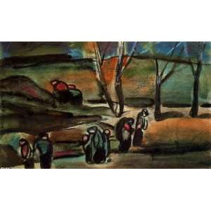   paintings   Georges Rouault   24 x 14 inches   winter